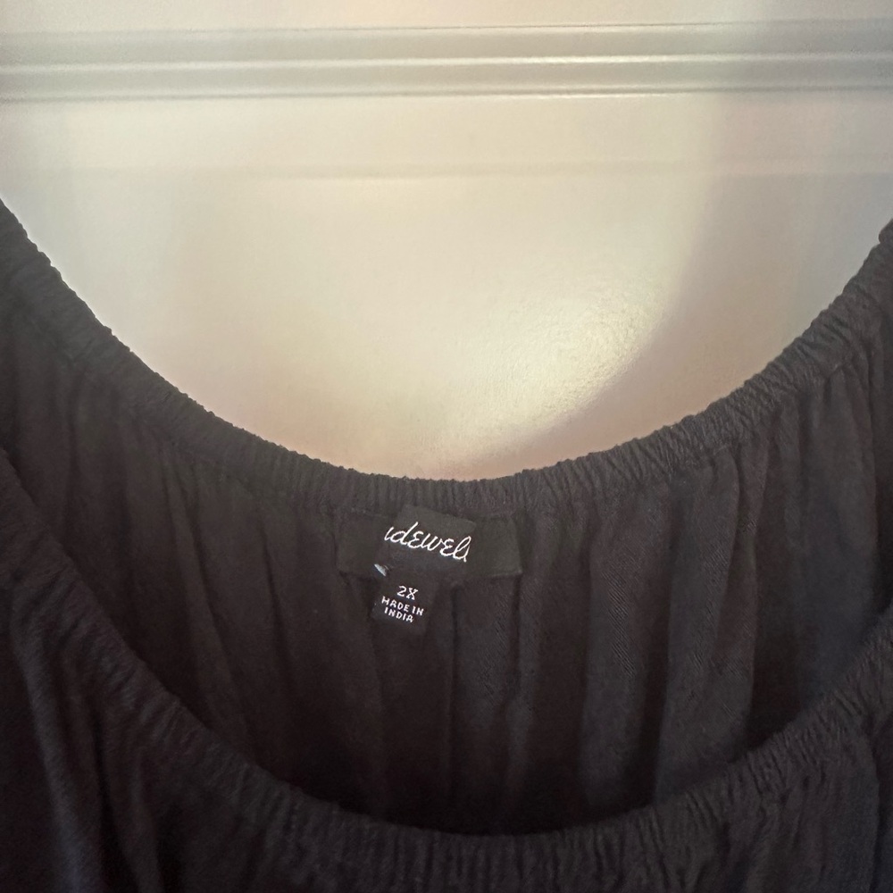 Madewell | Sophia Scoop Neck Charcoal Black Jumpsuit - Picture 4 of 7